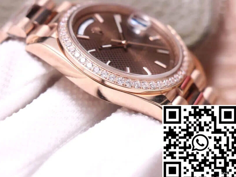 M228345RBR-0005 Chocolate Color Rolex Factory Day-Date Dial EW 0217